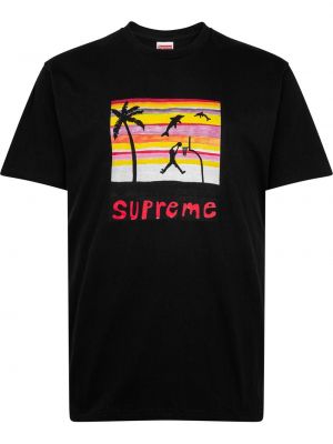 Tričko Supreme - čierna