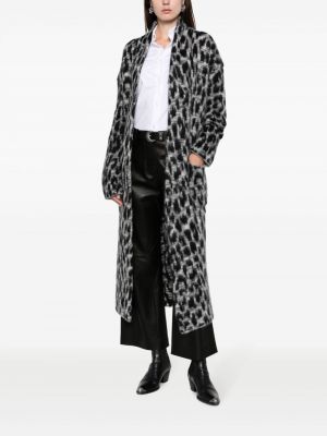 Raštuotas paltas leopardinis Zadig&voltaire
