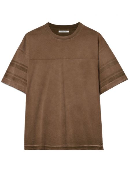 Bavlnené tričko John Elliott hnedá