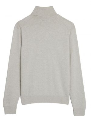 Vlněný svetr Maison Kitsuné šedý