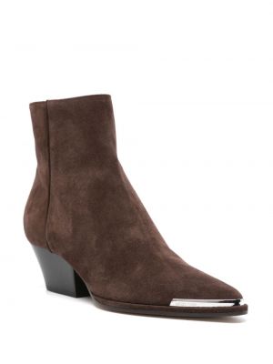 Ankle boots Sergio Rossi brązowe