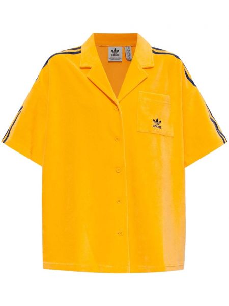 Chemise brodée Adidas jaune