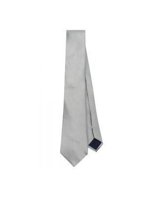 Szary krawat Corneliani