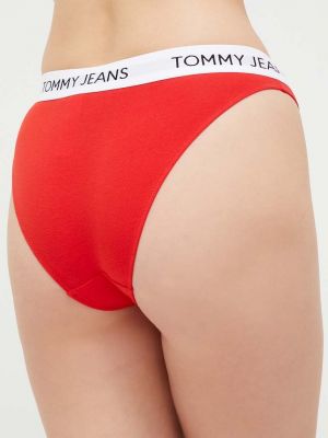 Slipy Tommy Jeans czerwone