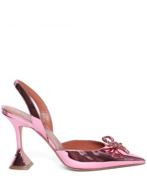 Полуотворени обувки Amina Muaddi розово
