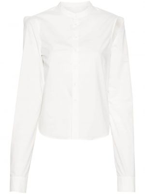 Bavlněná košile Mm6 Maison Margiela bílá
