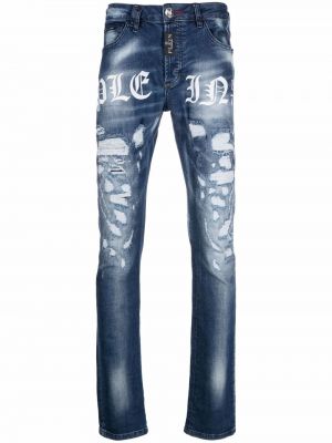 Jeans med normal passform Philipp Plein blå