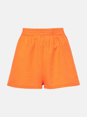 Transparente shorts aus baumwoll Jade Swim orange