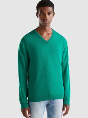 Пуловер United Colors Of Benetton зеленый