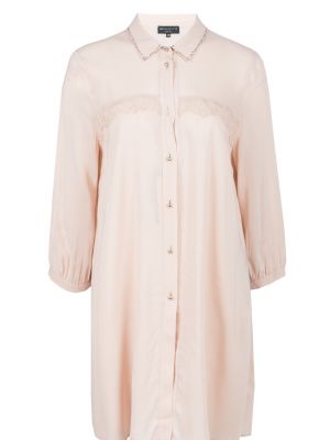 Платье-рубашка Elisa Fanti розовое