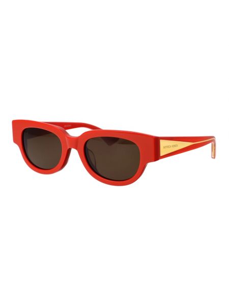 Okulary przeciwsłoneczne Bottega Veneta czerwone