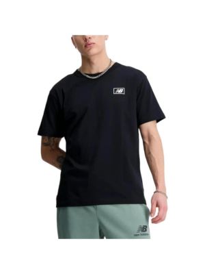 Černé tričko s krátkými rukávy New Balance