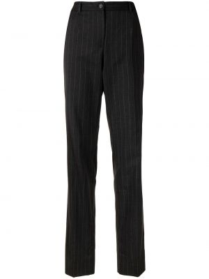 Pantalones a rayas Dolce & Gabbana negro