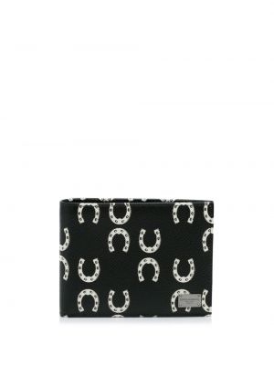 Kožni novčanik s printom Dolce & Gabbana Pre-owned