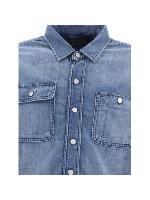 Camisa vaquera de algodón Ralph Lauren azul