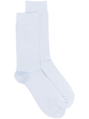 Ponožky s potlačou Sunspel modrá