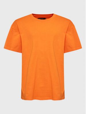 T-shirt large Night Addict orange