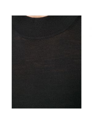 Dzianinowy sweter Barba czarny