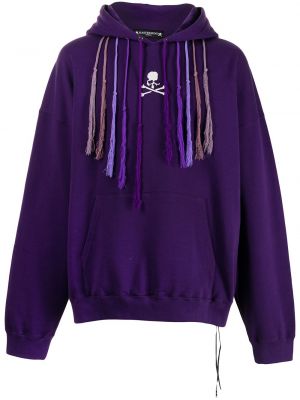 Kapučdžemperis ar apdruku Mastermind World violets