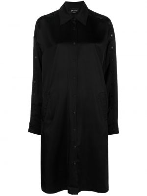 Obleka z gumbi Andrea Ya'aqov črna