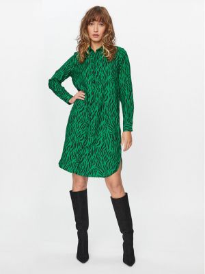 Φόρεμα σε στυλ πουκάμισο Only πράσινο