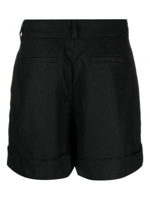 Shorts aus baumwoll mit plisseefalten Dkny schwarz