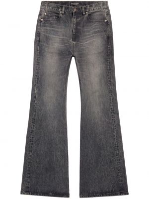 Zvonové džíny s nízkým pasem Balenciaga černé