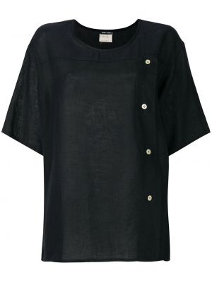 Tričko Giorgio Armani Pre-owned, černá
