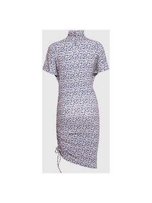 Sukienka mini z krótkim rękawem Isabel Marant Etoile niebieska