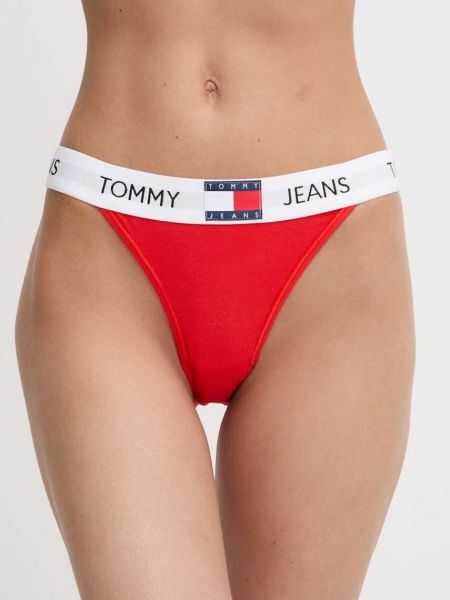 Czerwone slipy Tommy Jeans