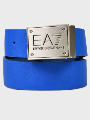 Ремень Ea7 Emporio Armani голубой