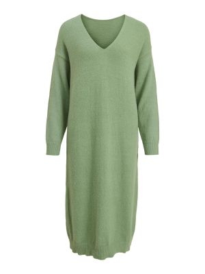 Плетена плетена рокля Vila зелено