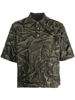 Polo krekls ar izšuvumiem 4sdesigns zaļš