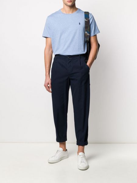 Pantalones de chándal con bordado con bordado con botones Polo Ralph Lauren