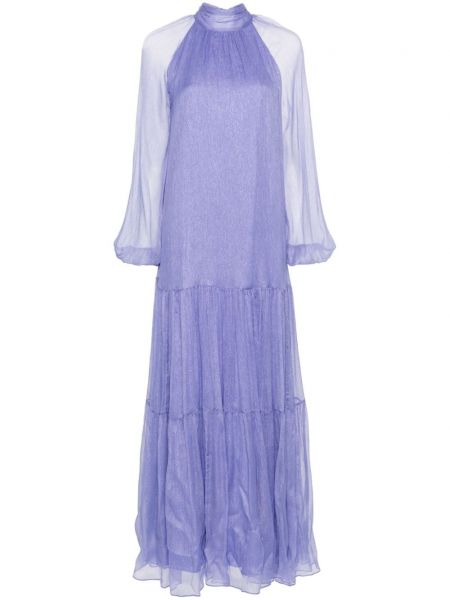 Šilkinis vakarinė suknelė Nissa violetinė