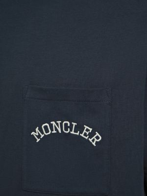 Tricou din bumbac din jerseu Moncler
