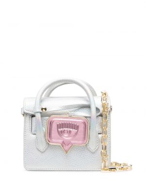 Mini bag Chiara Ferragni sølv