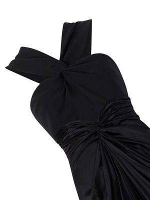 Drapiruotas vakarinė suknelė Cinq A Sept juoda