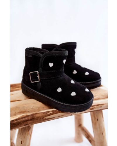 Cizme de zăpadă cu stele Big Star Shoes negru