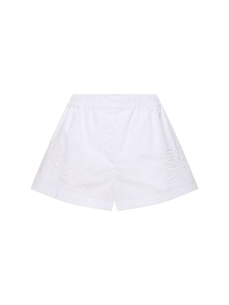 Shorts med mönster Versace vit