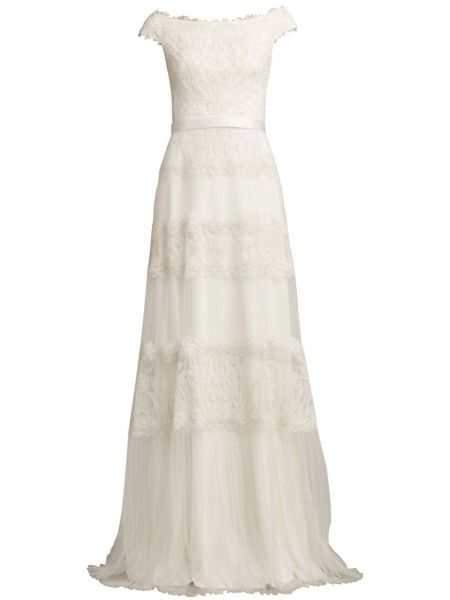 Sukienka koronkowa Tadashi Shoji biała