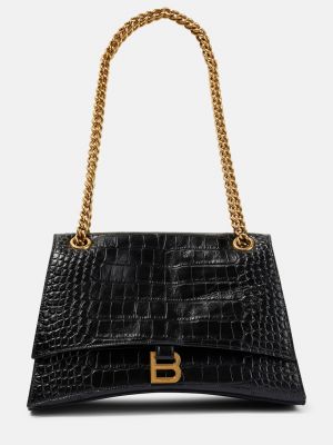 Кожаная сумка Balenciaga черная