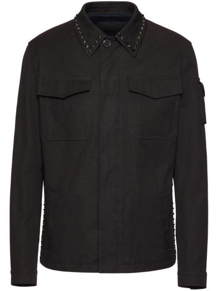 Marškiniai su spygliais Valentino Garavani juoda