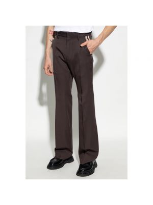 Pantalones chinos plisados Dsquared2 marrón