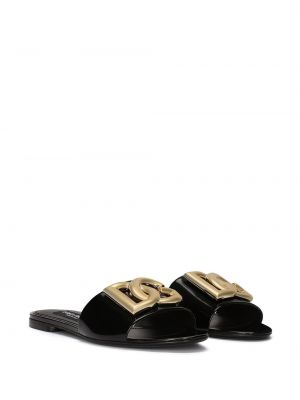 Dabīgās ādas sandales Dolce & Gabbana
