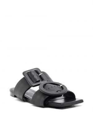 Asymetrické sandály s přezkou Gloria Coelho černé