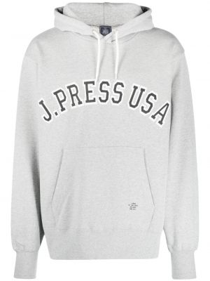 Hoodie J.press grå