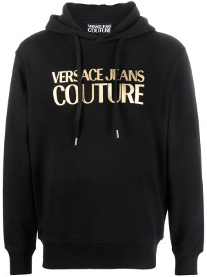 Суичър с качулка с принт Versace Jeans Couture