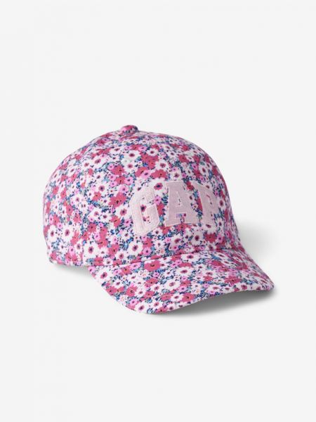 Różowa czapka z daszkiem Gap