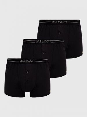 Lyle & Scott boxeralsó (3-pack) fekete Lyle & Scott